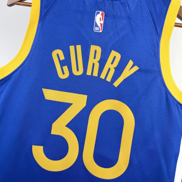 2023 Warriors Away Curry #30 NBA Swingman Jersey - Image 6