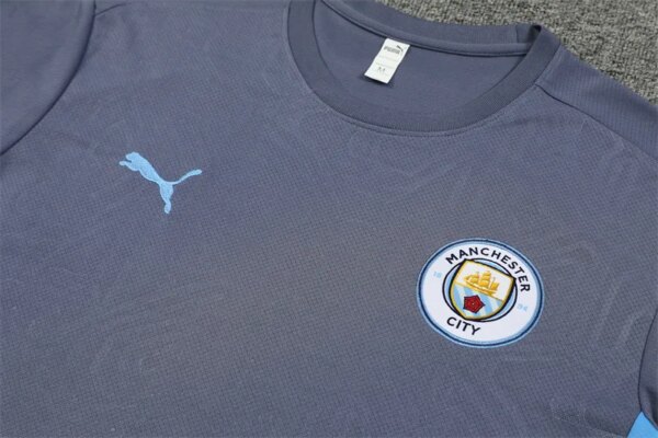 24-25 Manchester City Short Sleeve Training Suit - Image 3