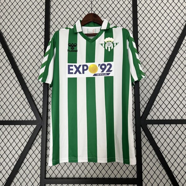 1988-89 Real Betis Home Retro Jersey