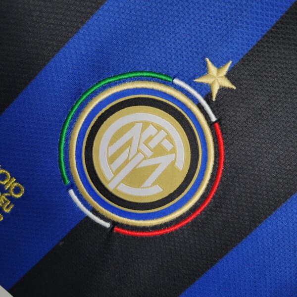 2009-10 Inter Milan Home Retro Jersey - Image 2