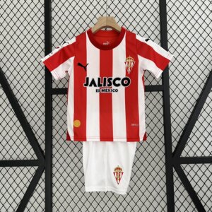 23-24 Sporting Gijon Home Kids Kit