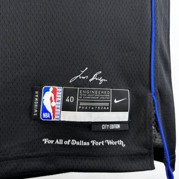 23-24 Dallas Mavericks City Edition Luka Don?i? #77 NBA Swingman Jersey - Image 6
