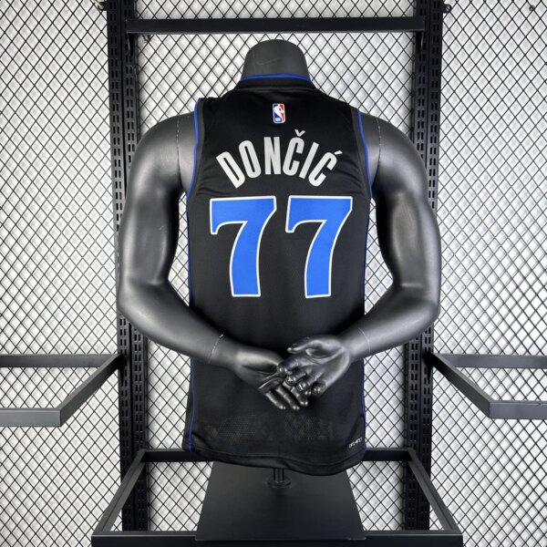 23-24 Dallas Mavericks City Edition Luka Don?i? #77 NBA Swingman Jersey - Image 2
