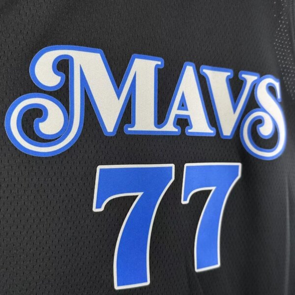 23-24 Dallas Mavericks City Edition Luka Don?i? #77 NBA Swingman Jersey - Image 4