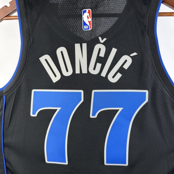 23-24 Dallas Mavericks City Edition Luka Don?i? #77 NBA Swingman Jersey - Image 8