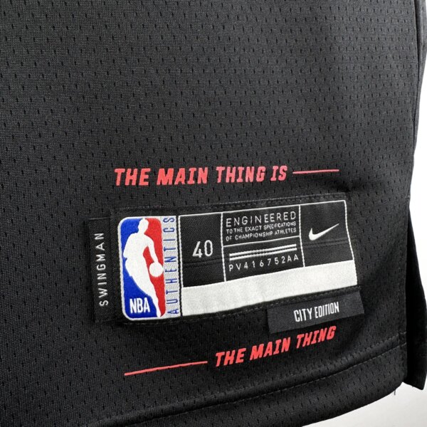 23-24 Miami Heat City Edition Wade #3 NBA Swingman Jersey - Image 6