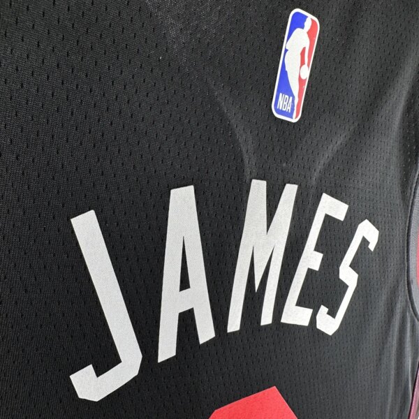 23-24 Miami Heat City Edition James #6 NBA Swingman Jersey - Image 9