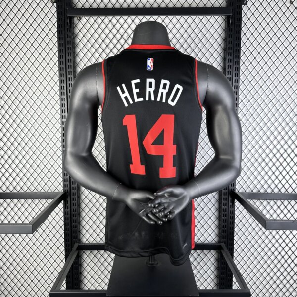 23-24 Miami Heat City Edition Herro #14 NBA Swingman Jersey - Image 2