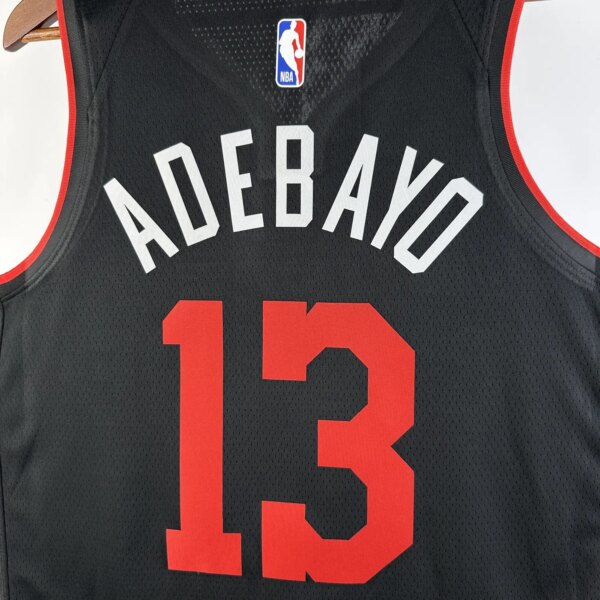 23-24 Miami Heat City Edition Adebayo #13 NBA Swingman Jersey - Image 7