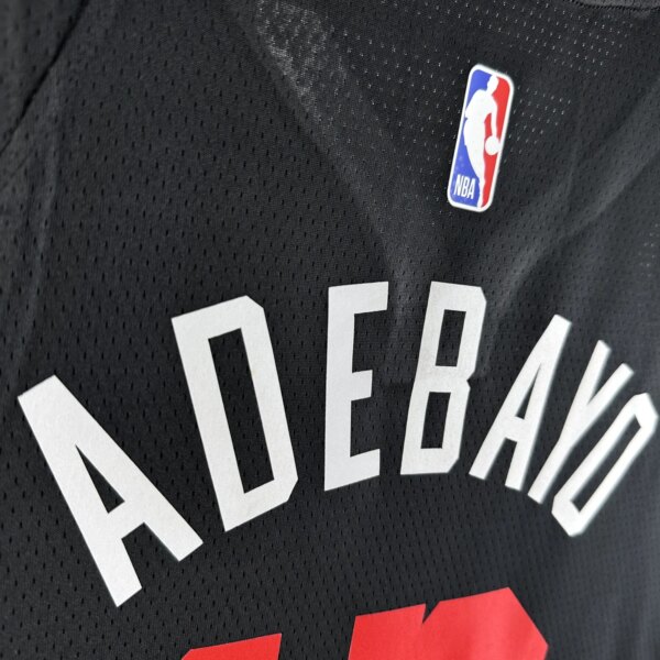 23-24 Miami Heat City Edition Adebayo #13 NBA Swingman Jersey - Image 8