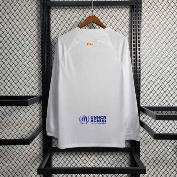23-24 Barcelona Away Fans Long Sleeve Jersey - Image 5