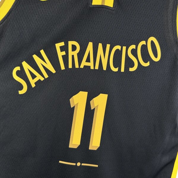 2023 Warriors City Edition Thompson #11 NBA Swingman Jersey - Image 4