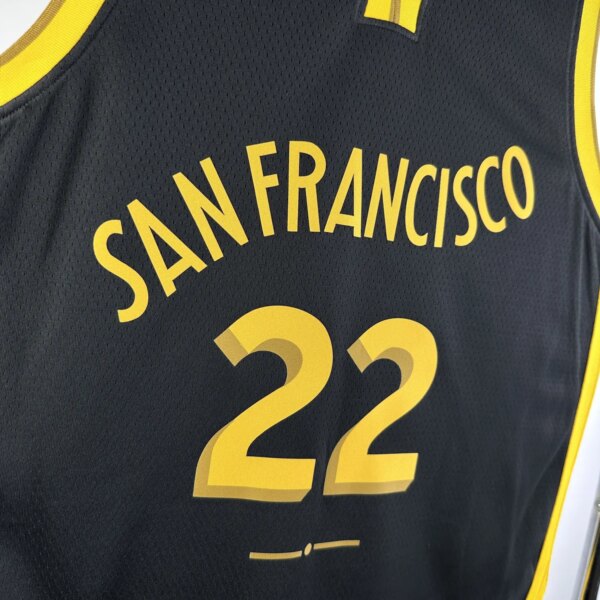 2023 Warriors City Edition Wiggins #22 NBA Swingman Jersey - Image 4