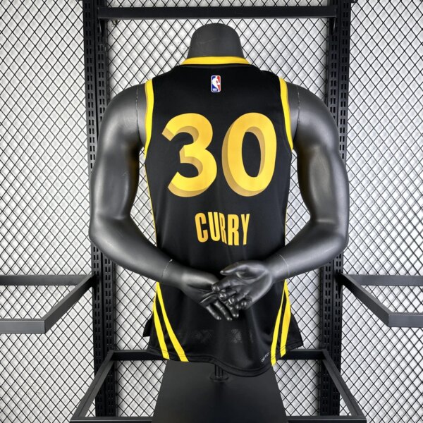 2023 Warriors City Edition Curry #30 NBA Swingman Jersey - Image 2