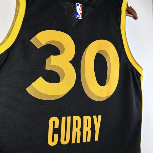 2023 Warriors City Edition Curry #30 NBA Swingman Jersey - Image 6