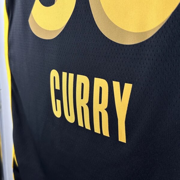2023 Warriors City Edition Curry #30 NBA Swingman Jersey - Image 9