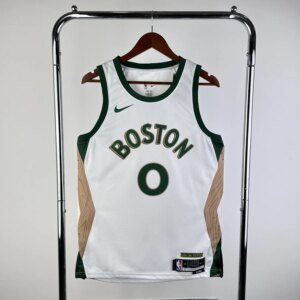 23-24 Boston Celtics City Edition Tatum #0 NBA Swingman Jersey