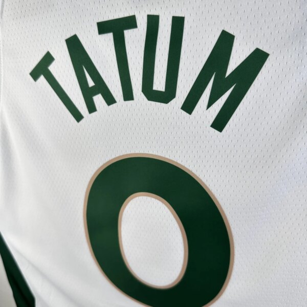 23-24 Boston Celtics City Edition Tatum #0 NBA Swingman Jersey - Image 8