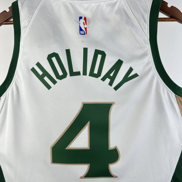 23-24 Boston Celtics City Edition Holiday #4 NBA Swingman Jersey - Image 6