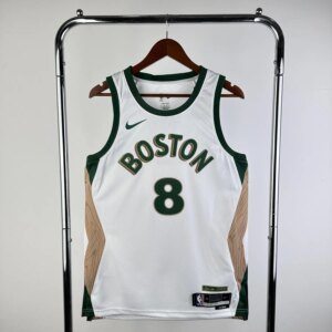 23-24 Boston Celtics City Edition Porzingis #8 NBA Swingman Jersey