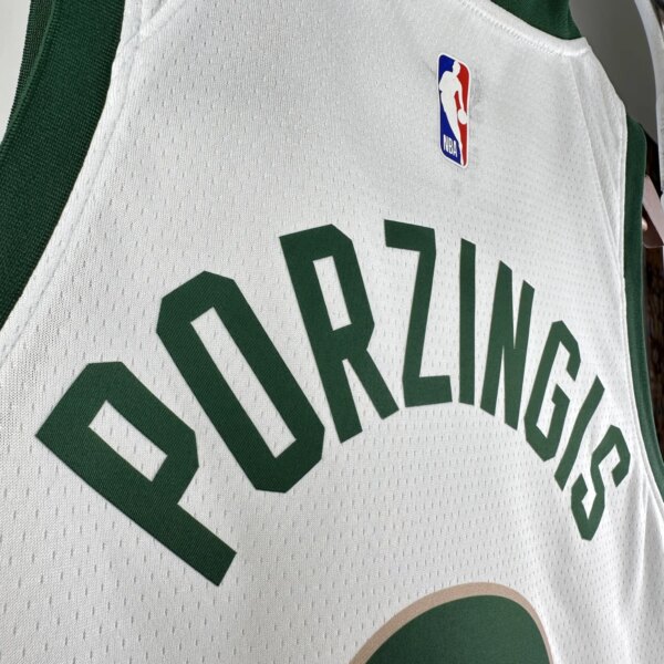23-24 Boston Celtics City Edition Porzingis #8 NBA Swingman Jersey - Image 8