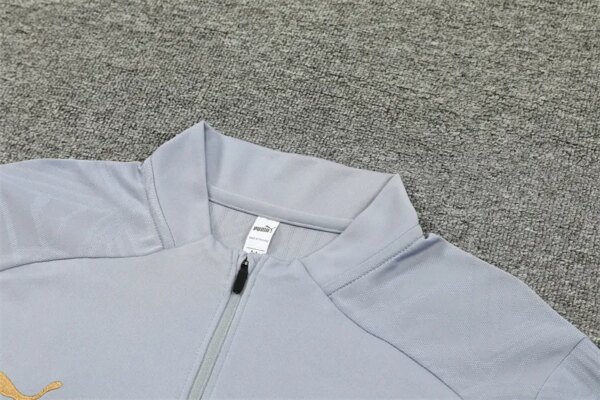 24-25 AC Milan Grey Training Suit - Image 2