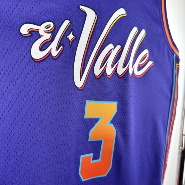 23-24 Phoenix Suns City Edition Beal #3 NBA Swingman Jersey - Image 3