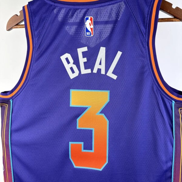 23-24 Phoenix Suns City Edition Beal #3 NBA Swingman Jersey - Image 6