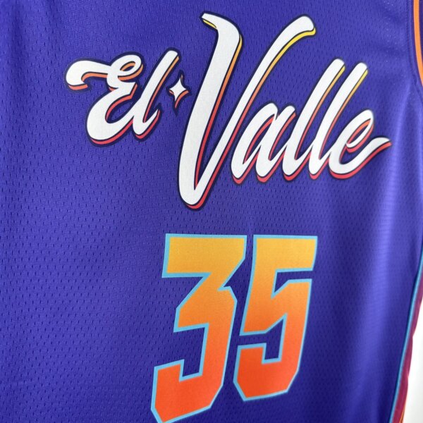 23-24 Phoenix Suns City Edition JKevin Durant #35 NBA Swingman Jersey - Image 3