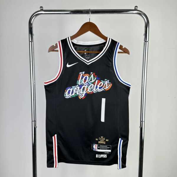 2023 LA Clippers City Edition James Harden #1 Swingman NBA Jersey