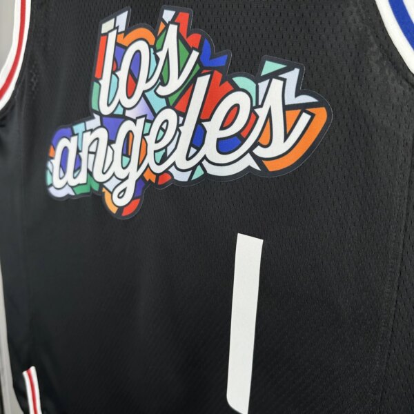 2023 LA Clippers City Edition James Harden #1 Swingman NBA Jersey - Image 4