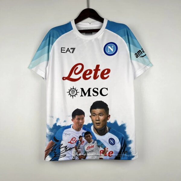 23-24 Napoli Champions White Jersey