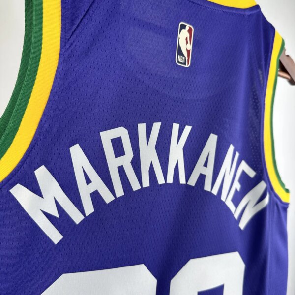 23-24 Utah Jazz Classic Edition Lauri Markkanen #23 Swingman NBA Jersey - Image 8