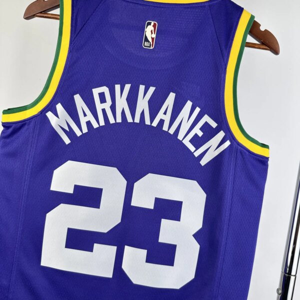 23-24 Utah Jazz Classic Edition Lauri Markkanen #23 Swingman NBA Jersey - Image 9