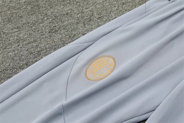 24-25 AC Milan Grey Training Suit - Image 8