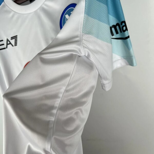 23-24 Napoli Champions White Jersey - Image 2