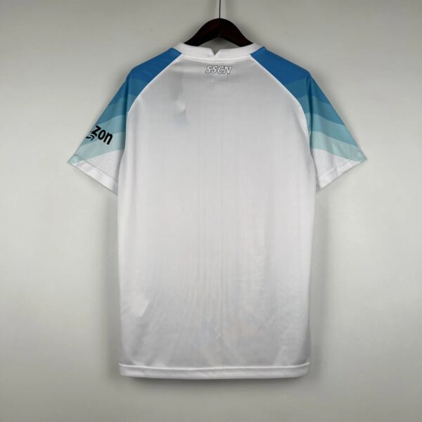 23-24 Napoli Champions White Jersey - Image 3