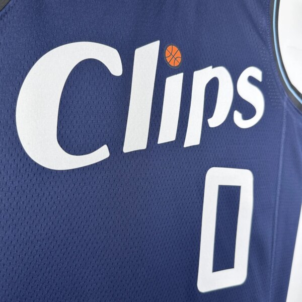 23-24 LA Clippers City Edition Russell Westbrook #0 Swingman NBA Jersey - Image 4