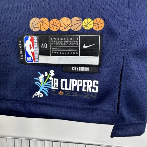 23-24 LA Clippers City Edition James Harden #1 Swingman NBA Jersey - Image 6