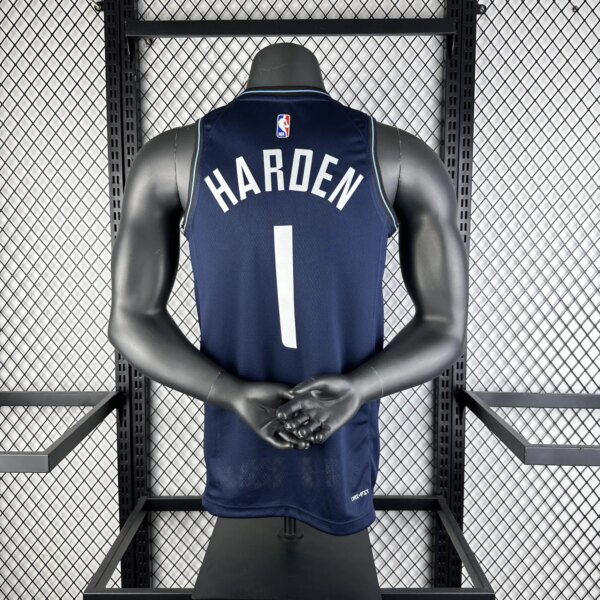 23-24 LA Clippers City Edition James Harden #1 Swingman NBA Jersey - Image 2