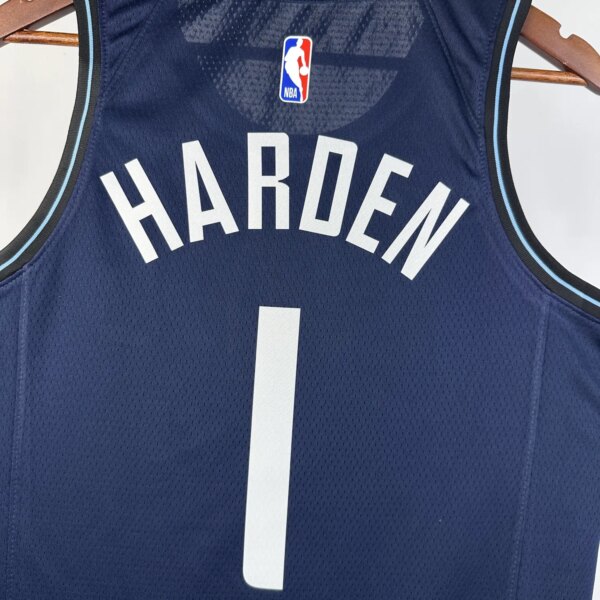 23-24 LA Clippers City Edition James Harden #1 Swingman NBA Jersey - Image 7