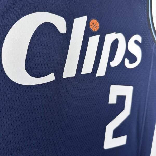 23-24 LA Clippers City Edition Kawhi Leonard #2 Swingman NBA Jersey - Image 4