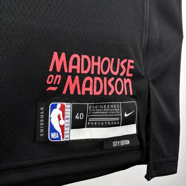 23-24 Chicago Bulls City Edition Derrick Rose #1 Swingman NBA Jersey - Image 7