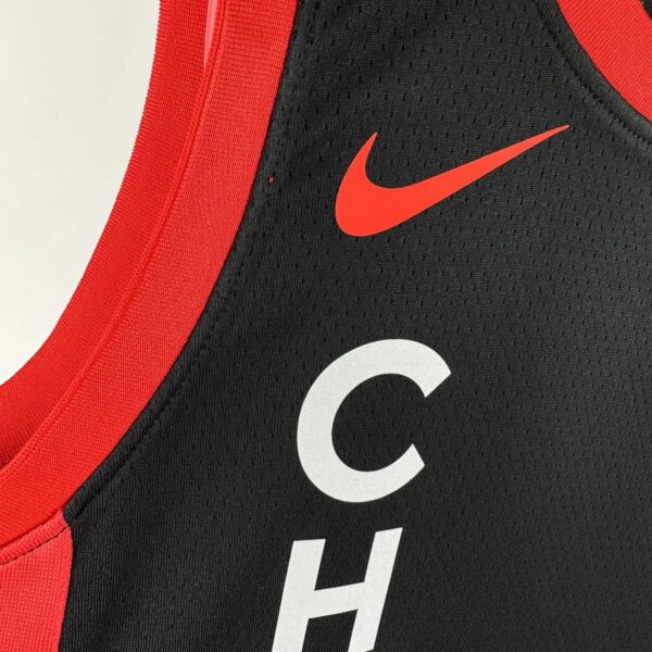 23-24 Chicago Bulls City Edition Derrick Rose #1 Swingman NBA Jersey - Image 10