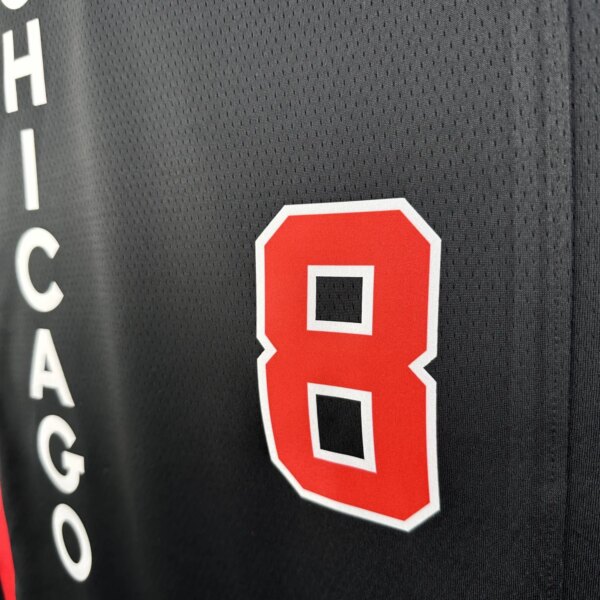 23-24 Chicago Bulls City Edition Zach LaVine #8 Swingman NBA Jersey - Image 5