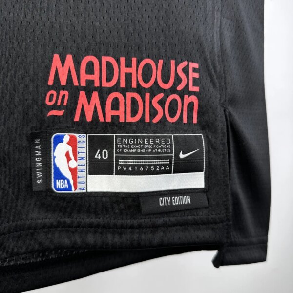 23-24 Chicago Bulls City Edition Zach LaVine #8 Swingman NBA Jersey - Image 6