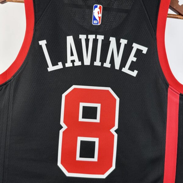 23-24 Chicago Bulls City Edition Zach LaVine #8 Swingman NBA Jersey - Image 7