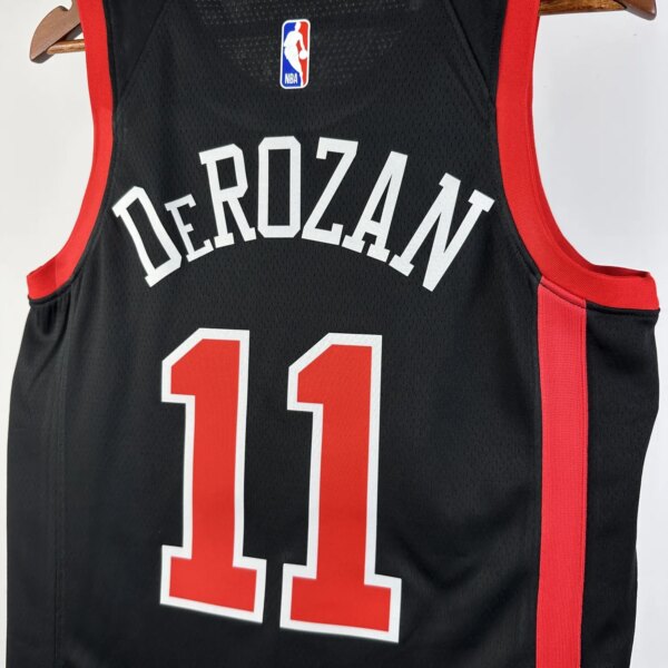 23-24 Chicago Bulls City Edition DeMar DeRozan #11 Swingman NBA Jersey - Image 7