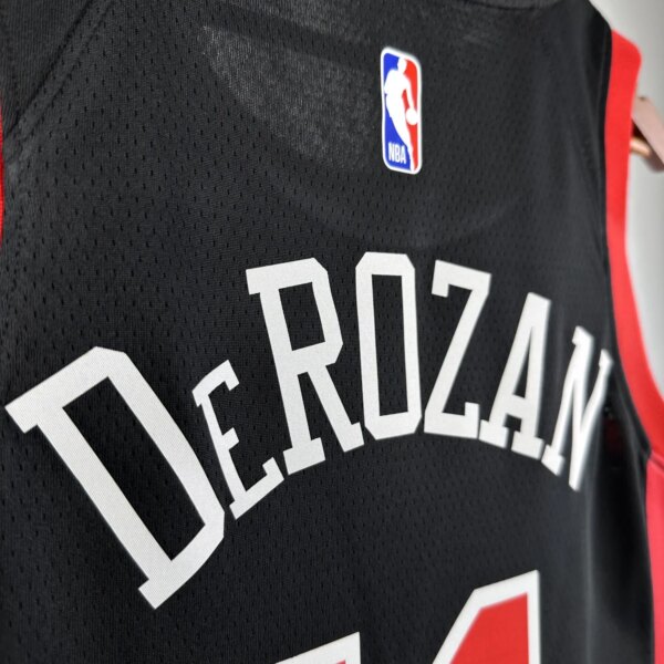 23-24 Chicago Bulls City Edition DeMar DeRozan #11 Swingman NBA Jersey - Image 8