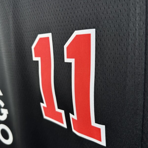23-24 Chicago Bulls City Edition DeMar DeRozan #11 Swingman NBA Jersey - Image 9